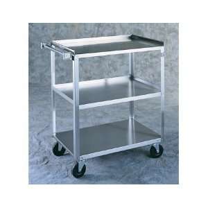  Stainless Steel Service Cart   3 Shelf, 16W x 27L x 32H 