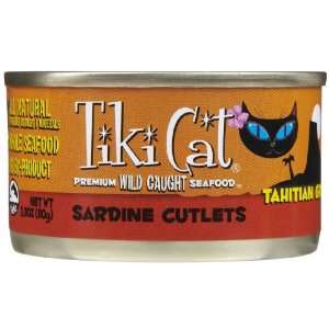    Tiki Cat Tahitian Grill Sardine Cutlets   12 x 2.8 oz