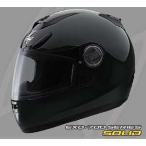 com Scorpion EXO 700 Motorcycle Helmet   Solid Black (Medium   01 100 