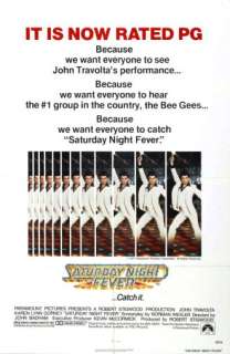 SATURDAY NIGHT FEVER   1977 Original 1 Sheet Movie Poster   27X41
