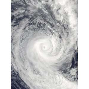  Tropical Cyclone Oli Off the Coast of Tahiti Premium 