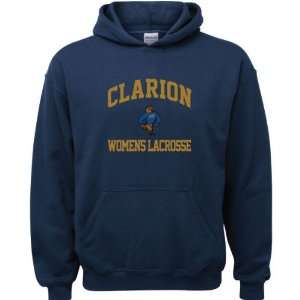  Clarion Golden Eagles Navy Youth Womens Lacrosse Arch 