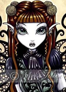 Gothic Victorian Fairy Art OOAK ACEO FAE Patience CU  
