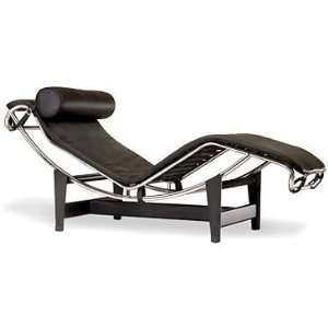 LC4  Black Le Corbusier Chaise Lounge Chair 