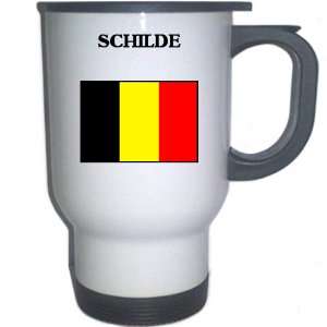  Belgium   SCHILDE White Stainless Steel Mug Everything 