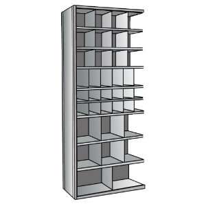  Adder Units for Hallowell Metal Shelving with 38 Bins 