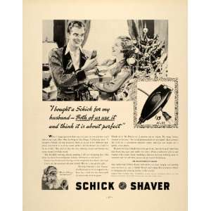  1937 Ad Schick Shaver Razor Blade Hygiene Stamford 