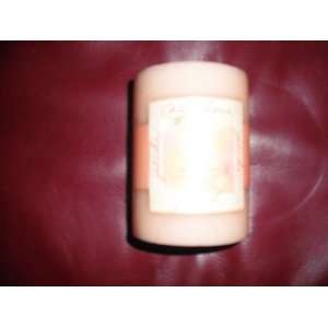 Peach Scented Pillar Candle