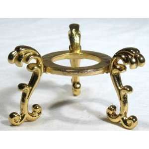  Gold plated Flowering Crystal Ball Stand 