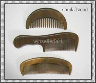 pcs sandal wood Natural Hair sandalwood Comb wooden  