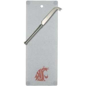  Washington State Cougars Gray Cutting Board & Silver 