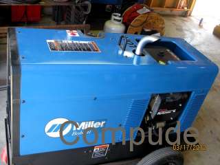 Miller Bobcat 225NT CC/CV AC/DC 8500w Portable Generator/ Welder. VG 