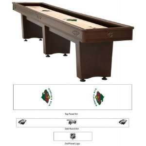  SB9 CW 9 Cinnamon Finish Shuffleboard Table with 