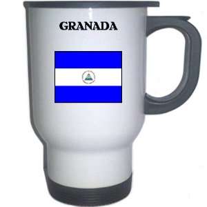 Nicaragua   GRANADA White Stainless Steel Mug