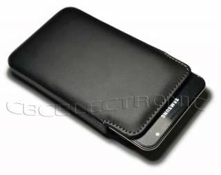   Belt PU leather hard pouch sleeve for Samsung i9220 Galaxy Note  