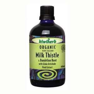  Kiwi Herb Organic Milk Thistle & Dandelion 100ml Health 
