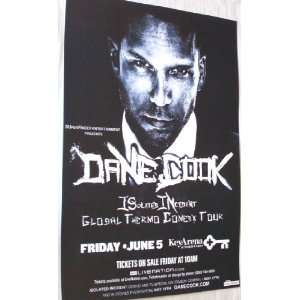  Dane Cook Poster   Flyer Isolated Incident Tour