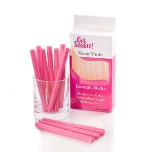    SassieShotz Isomalt Sticks, Sassie Pink Cloud