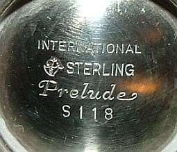   Prelude Tall Sterling Silver Salt & Pepper Shakers #S118 L@@K  
