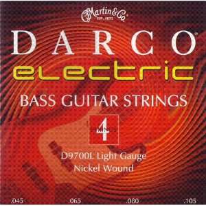  Darco Electric Bass Long Scale Nickel Wound Light, .045 