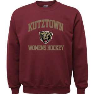  Kutztown Golden Bears Maroon Youth Womens Hockey Arch 