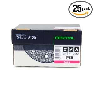  Festool 493125 P36 Grit, Saphir Abrasives, Pack of 25 