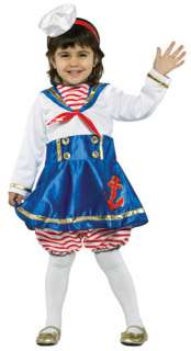 LITTLE SAILOR GIRL COSTUME HALLOWEEN DRESS UP 3   4T  