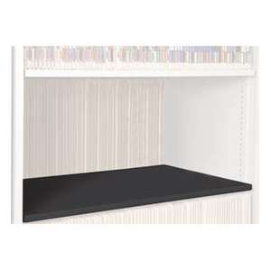   Cabinet Components, Letter Depth Flat Shelf, Black
