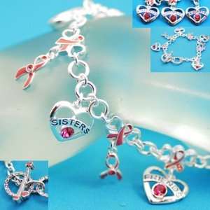   Ribbon ~ Charm Bracelet ~ Daughters, Friends, Sisters 