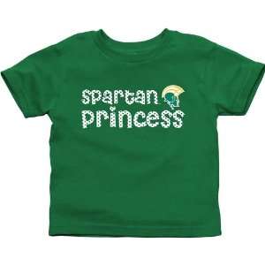  Norfolk State Spartans Toddler Princess T Shirt   Green 