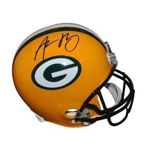  Aaron Rodgers Autographed Helmet   Replica   Autographed 