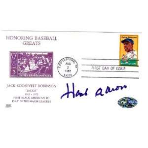 Hank Aaron Autographed First Day Cover PSA/DNA #J57203  