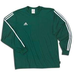  adidas San Siro LS Soccer Jersey (Dark Green) Sports 