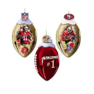 NFL San Francisco 49ers FootBells Ornament Collection  