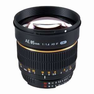 Samyang 85mm f/1.4 Manual Focus Aspherical, Automatic Lens (for Nikon 