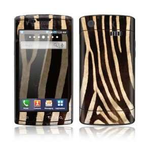Samsung Captivate Decal Skin Sticker   Zebra Print