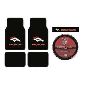   and a Comfort Grip Steering Wheel Cover   Denver Broncos Automotive