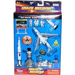  Real Toys 16 Piece Lunar Explorer Space PlaySet Toys 