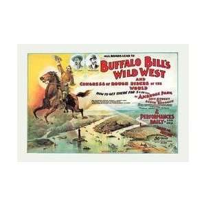  Buffalo Bill Ambrose Park South Brooklyn 20x30 poster 