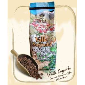 Valle Sagrado Whole Bean Gourmet Coffee From Peru  Grocery 