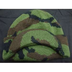  Beanie Cap Visor Hat Winter Hat army Camouflage Camo 