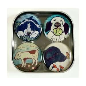 Decorative Fridge Magnets   Dogs by Bottman Designs  