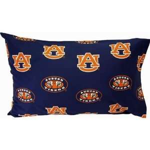 Auburn Tigers Printed Pillow Case   Solid  Sports 