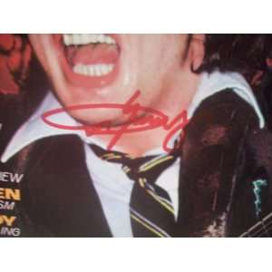  Young, Angus Hit Parader Signed Autograph Nov 1983 AC/DC 