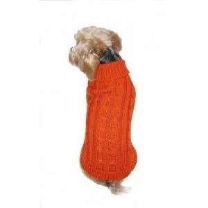  ORANGE CABLE KNIT