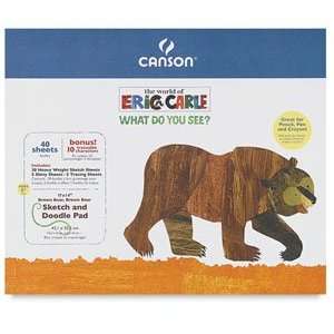  Canson Eric Carle Activity Pads   17 times; 14, Brown Bear 