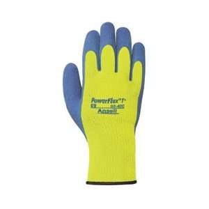  Ansell 012 80 400 9 PowerFlex® T Hi Viz Yellow™ Gloves 