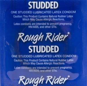 Rough Rider Studded Condoms   24 Pack  