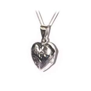  Crafted Heart Silver Necklace Jewelry