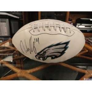  Riley Autographed Football   Cooper Philadelphia Eagles 